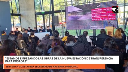"Estamos empezando las obras de la nueva estación de transferencia para Posadas"