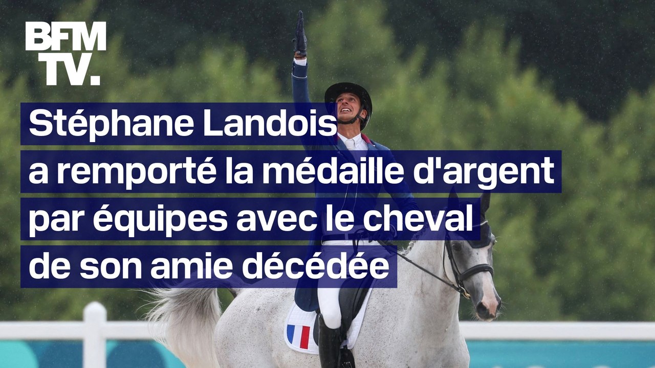 JO 2024: Stéphane Landois a remporté l'argent au concours complet par équipes avec le cheval de son amie décédée à 22 ans