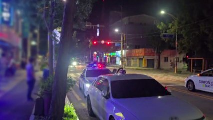 수원 주택가 '묻지마' 흉기 위협...20대 체포 / YTN