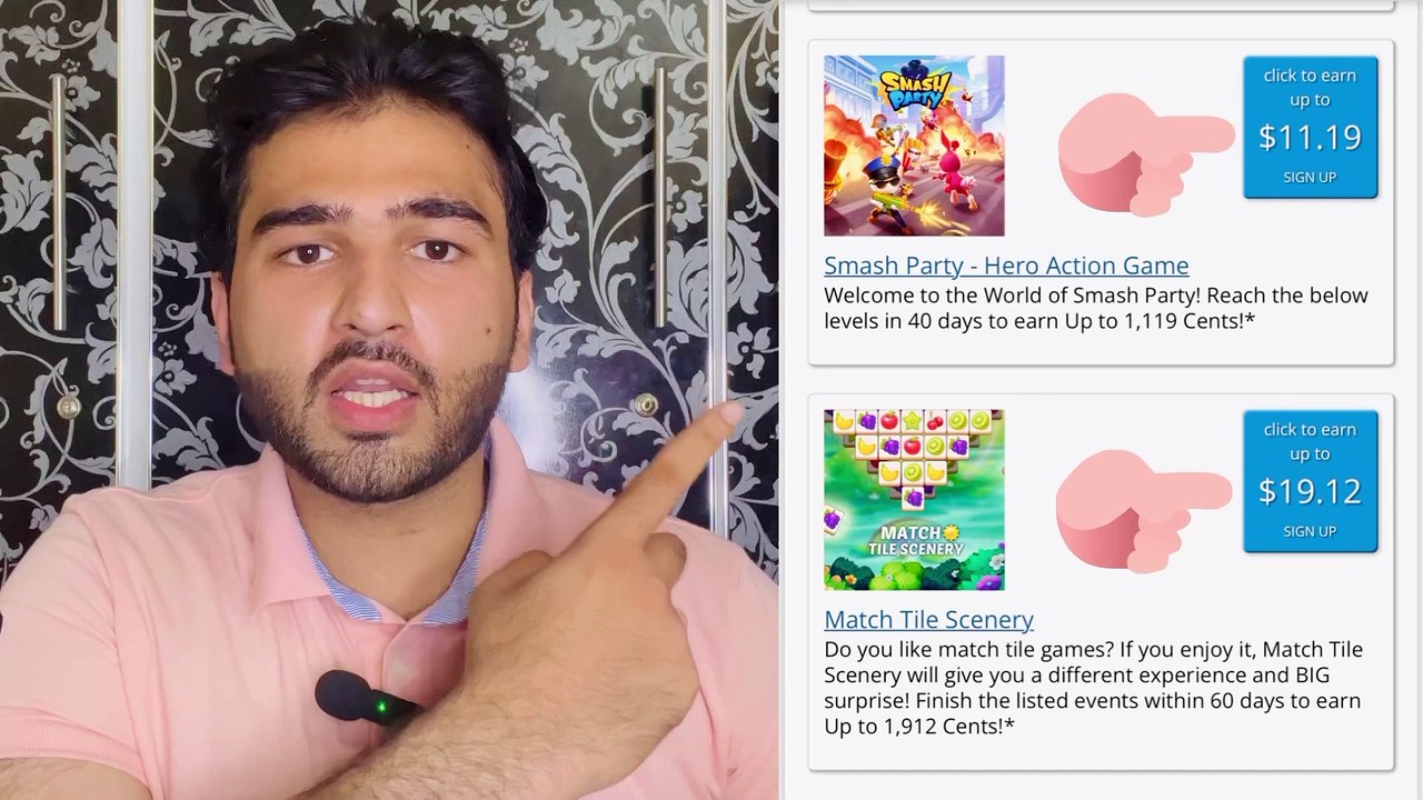 Earn daily 11$(complete offers and earn50$)play games and earn money(online earning in Pakistan)earn