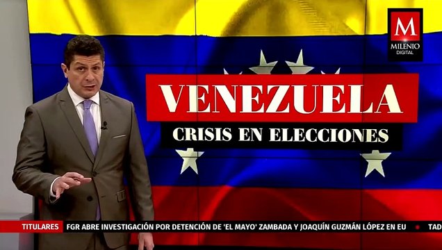 Manifestantes lanzan bombas molotov a colegio en Caracas; aseguran no recibir resultados de comicios