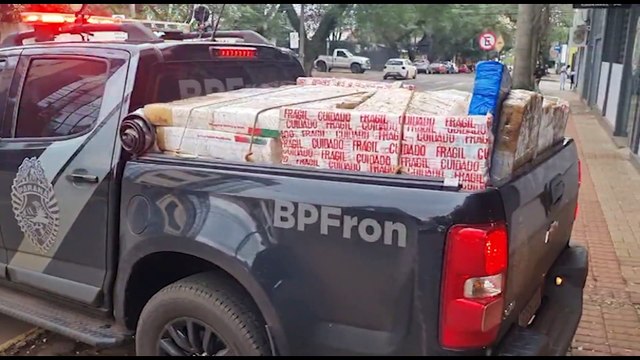 BPFron apreende aproximadamente duas toneladas de maconha; droga é encaminhada à PF de Cascavel