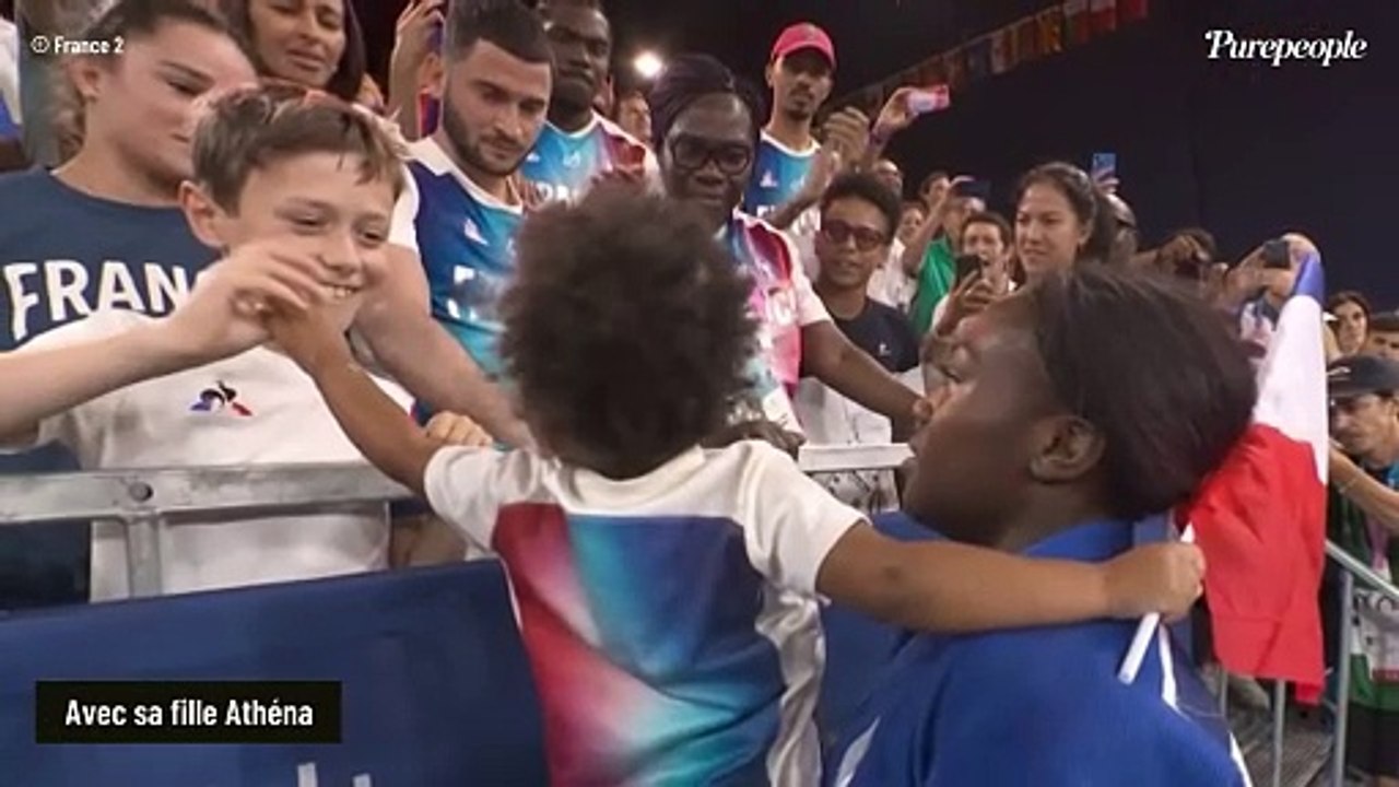 JO Paris 2024 : Clarisse Agbegnenou complice avec sa fille Athéna après sa médaille, une star du foot émerveillée