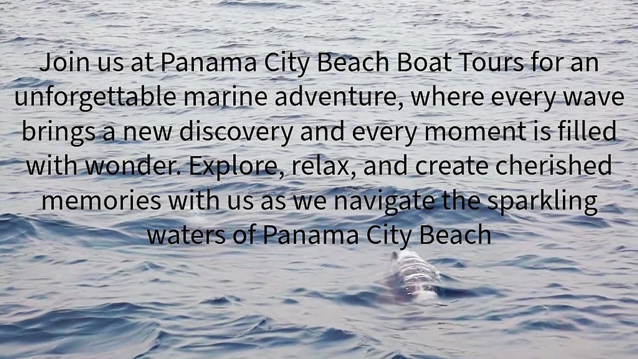 Panama City Beach Boat Tours