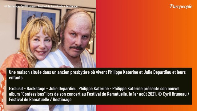 MAISON DE STARS Philippe Katerine et Julie Depardieu : Leur demeure originale, dans un ancien presbytère près de Paris