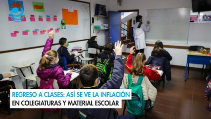 Regreso a clases: Así se ve la inflación en colegiaturas y material escolar