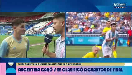 Julián Álvarez habló sobre los dichos de Pep Guardiola (Video: TyC Sports)