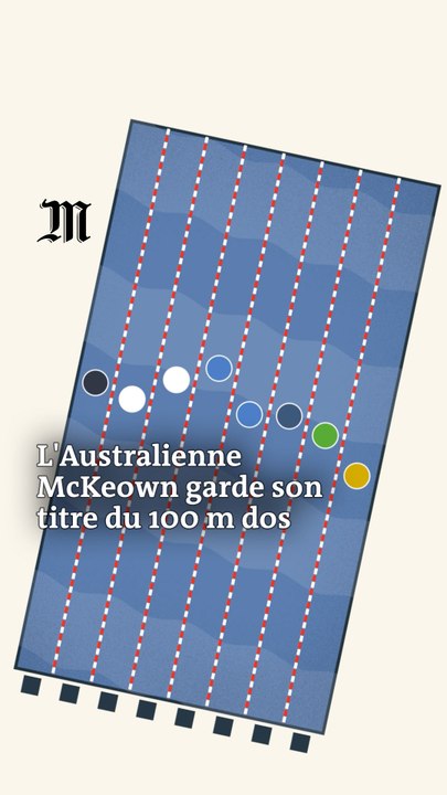 L’Australienne Kaylee McKeown a conservé son titre de championne olympique du 100 m dos