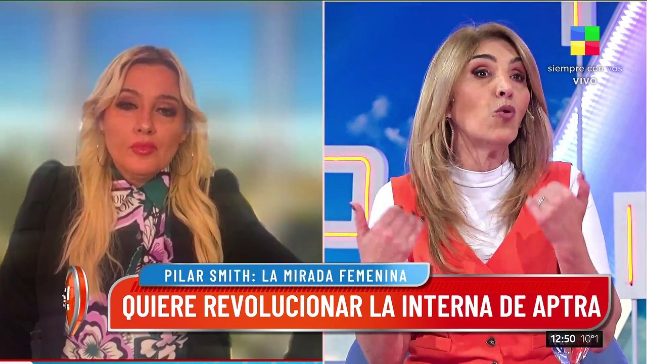  APTRA al rojo vivo: Pilar Smith se mete en las internas de los Martín Fierro