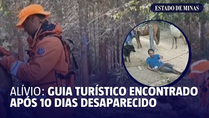 Alívio: guia turístico encontrado após 10 dias desaparecido
