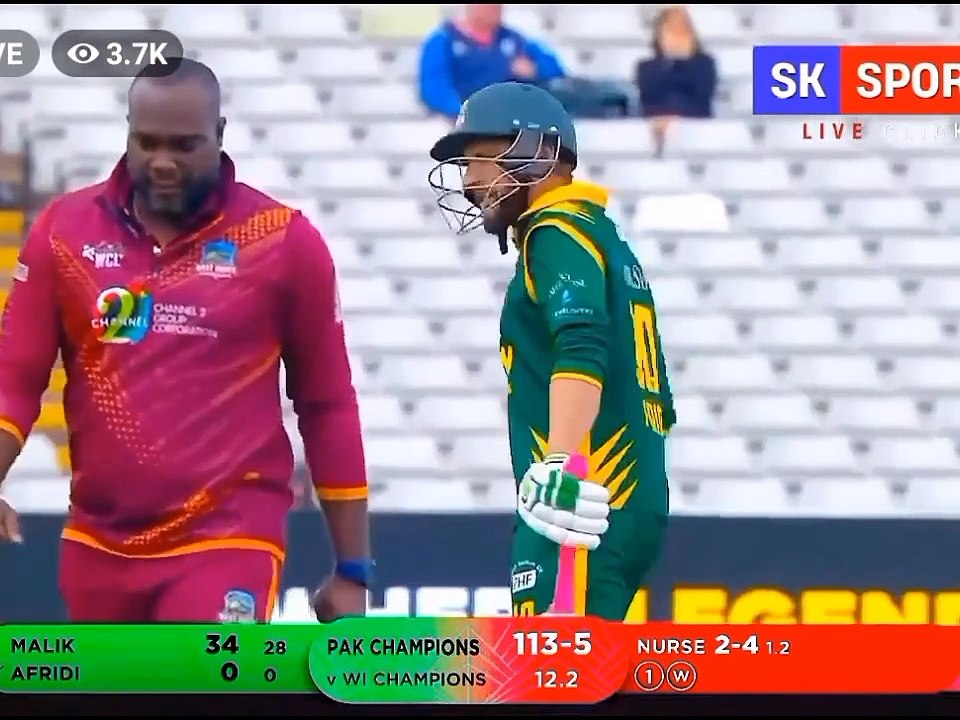 LALA IN WCL Shahid  afridi last match in life