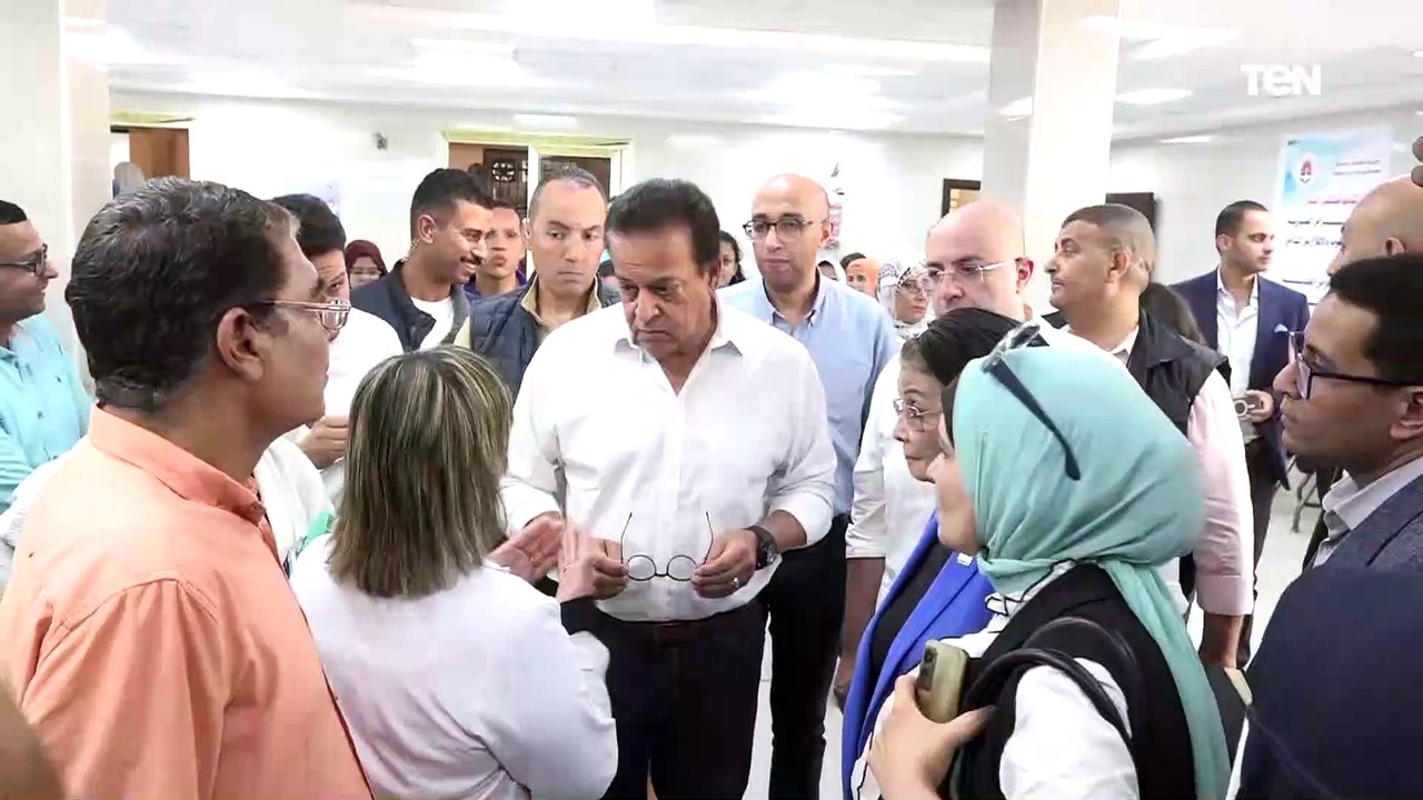 وزير الصحة يتفقد مستشفيات ناصر المركزى والتأمين الصحى وبنى سويف التخصصى
