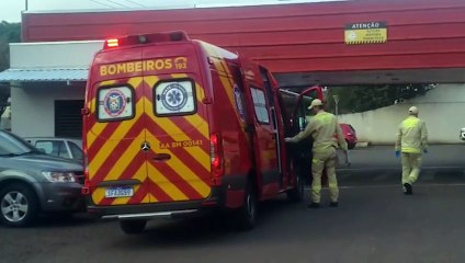 Criança é socorrida pelo Siate após acidente no Shopping JL