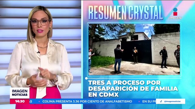 Vinculan a proceso a tres sujetos implicados en la desaparición de una familia