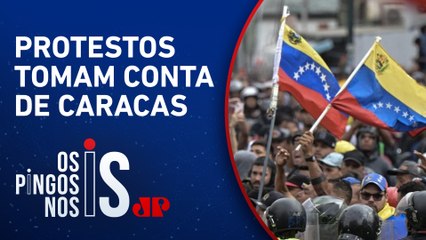 Milhares de manifestantes da oposição cobram que Maduro divulgue atas eleitorais
