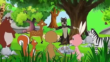 شیر اور خرگوش  _ Animated Urdu Moral Stories for Kids _ Kids Urdu fairy Tales