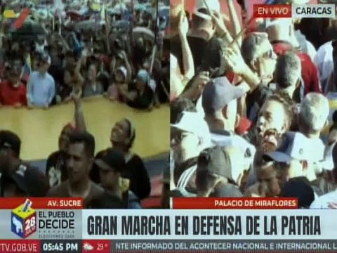 Juventud venezolana se concentra en defensa de la paz y la democracia de nuestro país