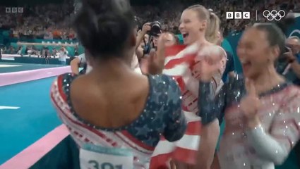 Simone Biles nervously awaits historic fifth Olympic gold medal confirmation
