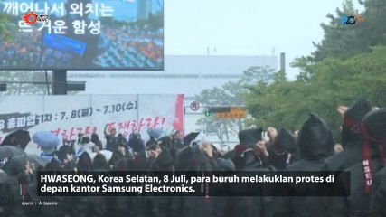 Karyawan Samsung Electronics Mogok Kerja di Korea Selatan