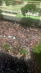 WOW! Aerial view of the citizen assembly called today by Venezuelan opposition leader Maria Corina Machado
