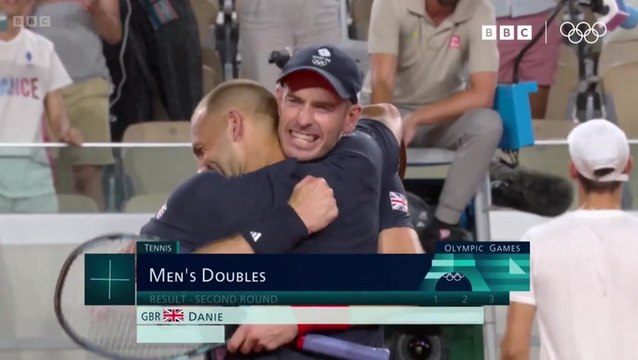 Andy Murray’s message to crowd after thrilling Olympics win with Dan Evans