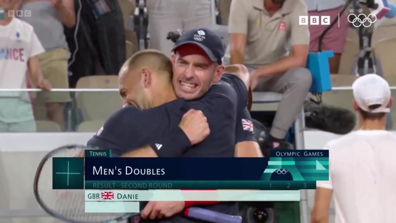 Andy Murray’s message to crowd after thrilling Olympics win with Dan Evans