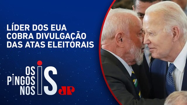 Após conversa com Lula, Joe Biden se pronuncia sobre eleições na Venezuela