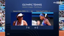 Coco Gauff hits out at umpire during Olympics defeat