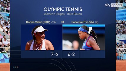 Coco Gauff hits out at umpire during Olympics defeat