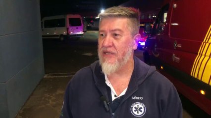 Médico do Siate detalha caso de vítima de acidente de moto no Santa Felicidade