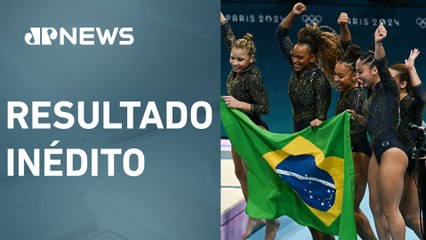 Paris 2024: Equipe feminina de ginástica do Brasil conquista medalha de bronze
