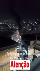 Prédio residencial é atingido por incêncio e assusta moradores da Federação