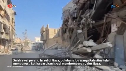 Warga Gaza Kembali ke Rumah Kumpulkan Barang Pasca Perang 9 Bulan
