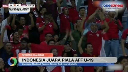 OKEZONE UPDATES: Timnas Juara Piala AFF U-19 hingga Sajian Unik Poket Pizza