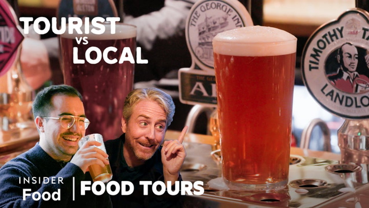An American tourist and a local find the best pub in London