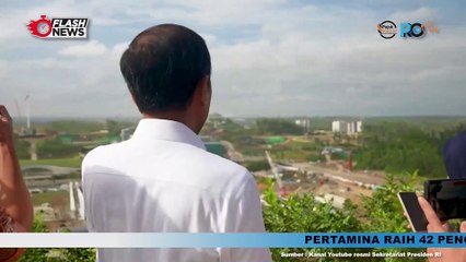 Jokowi Ajak Influencer dan Awak Media Tinjau Kawasan Istana Kepresidenan di IKN