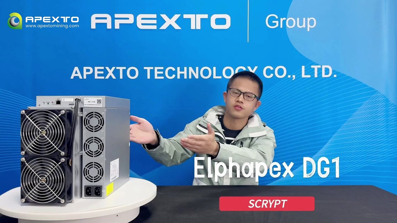 New Scrypt ASIC Elphapex DG1 11G 3420W Litcoin Mining Dogecoin Miners