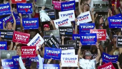 Angkat Isu Imigrasi, Trump Serang Kamala Harris
