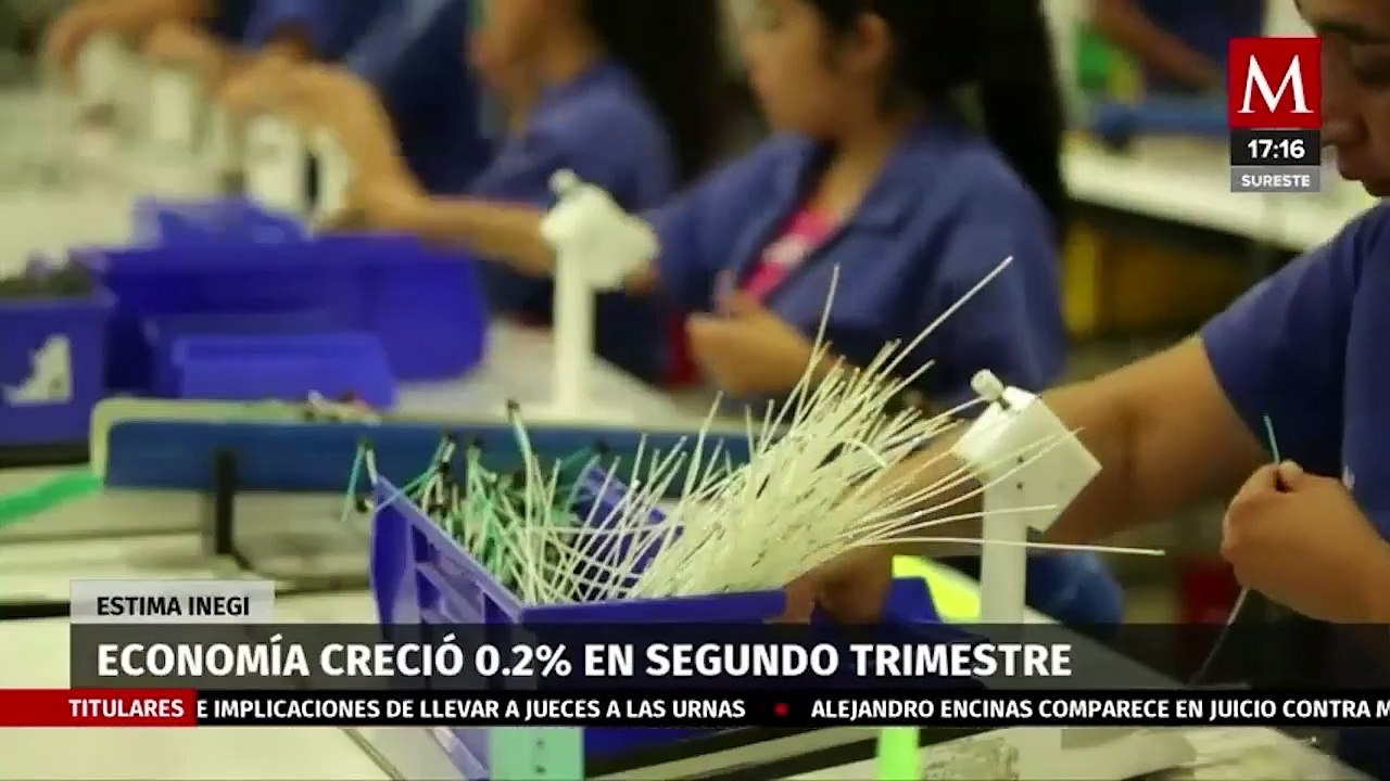 Producto Interno Bruto crece 0.2% en el segundo trimestre de 2024, reporta Inegi