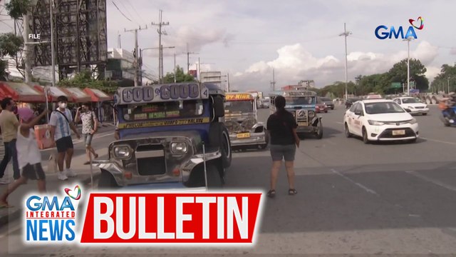 Resolusyon para suspendihin ang pagpapatupad ng public transport modernization program, pinirmahan ng 22 senador | GMA Integrated News Bulletin