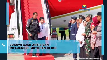 Jokowi Ajak Artis dan Influencer Motoran di IKN