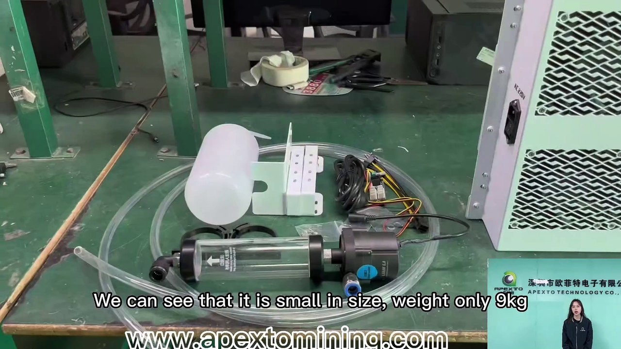 8KW Integrated Water #cooling Fan Used with Hyd. #miner