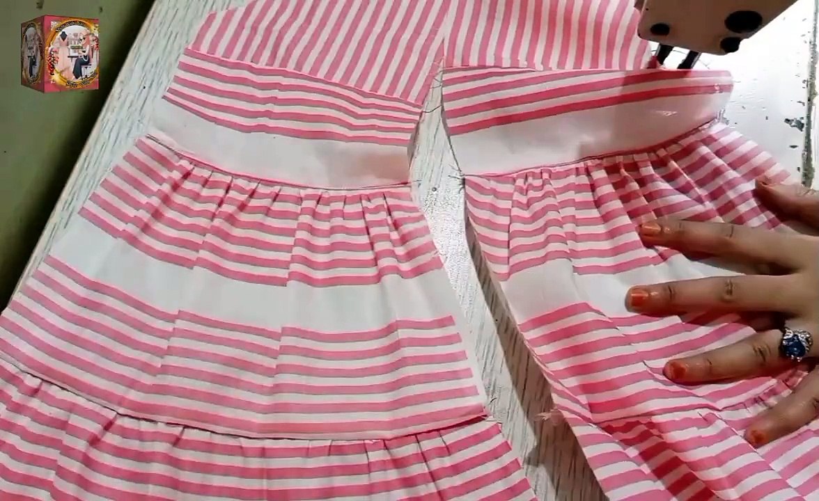 Baby girl frock cutting and stitching | Baby girl new frock design