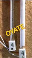 SK15 half white halogen heat lamp for PET blowing machine