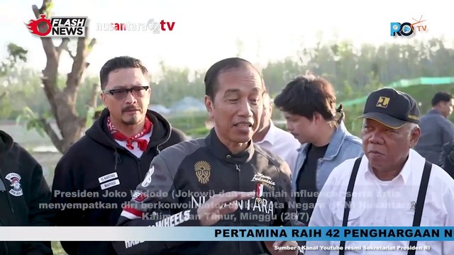 Komentar Presiden Jokowi, Usai Motoran Bareng Artis dan Influencer di IKN