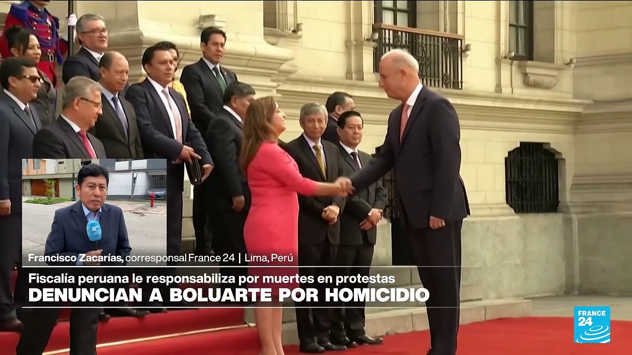 Informe desde Lima: Fiscalía de Perú denunció a Dina Boluarte por homicidio y lesiones graves