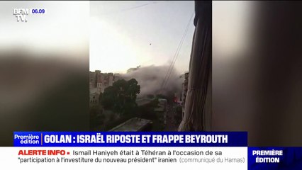 Attaque à la roquette sur le plateau du Golan: Israël riposte et frappe Beyrouth