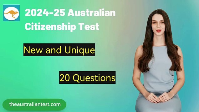 2024-2025 Australian Citizenship Test - Mock Australian Citizenship Exam Questions - Free New Latest Questions