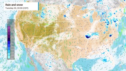 Severe storms are possible across the northern Plains and Midwest on Wednesday