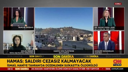 Haniye için Filistin'den sela sesleri yükseldi